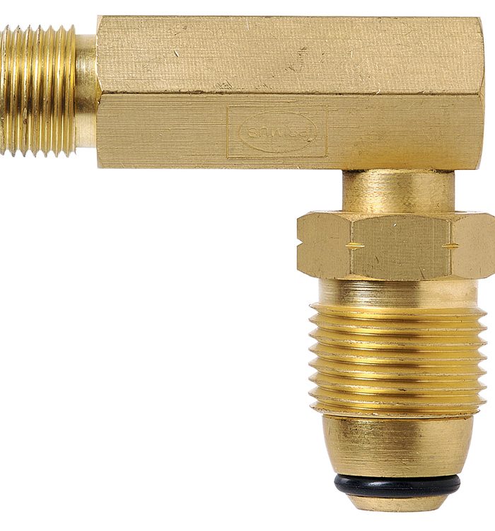 Companion POL to Right Angle 3/8'' LH Adaptor