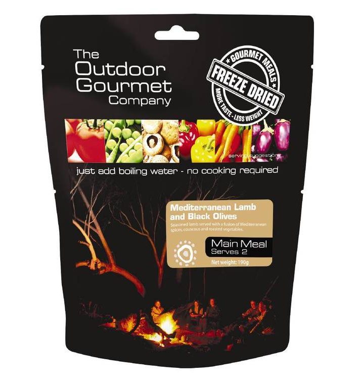Outdoor Gourmet Company Lamb with Black Olives Black Double