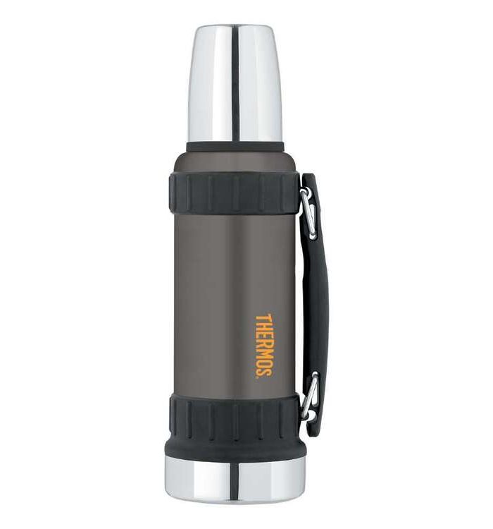 Thermos Work Series Stainless Steel Vacuum Insulated Flask Grey 1.2L