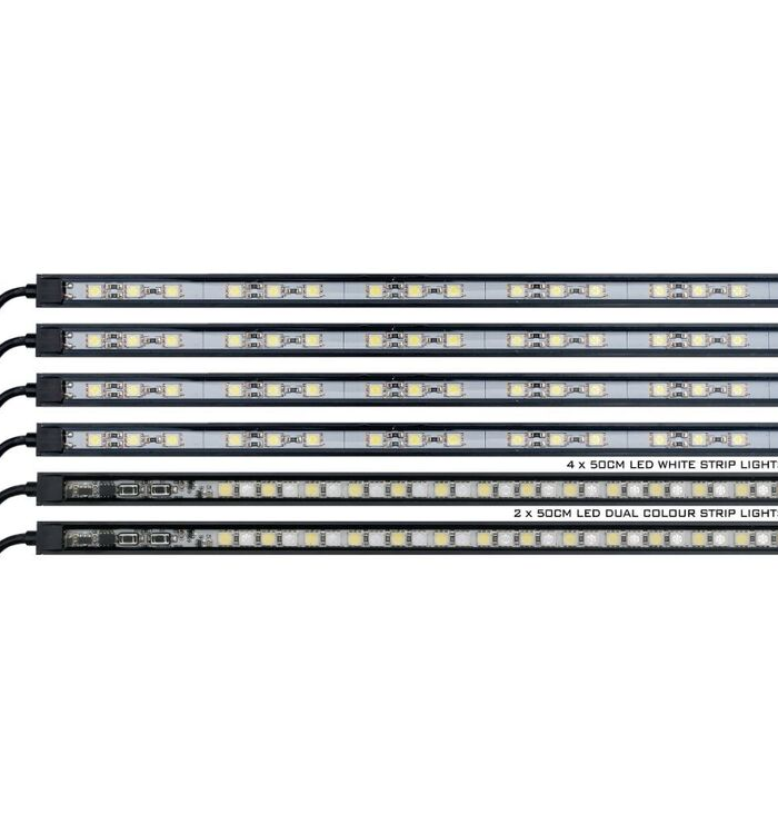 Dune 4WD 12V 6 Bar Camping Light Kit Black