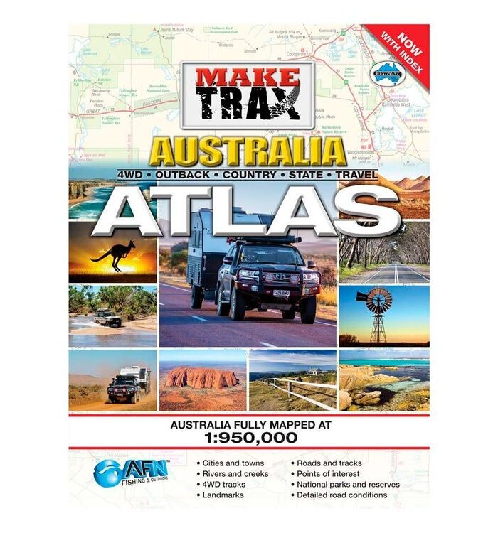 Make Trax Australian Maxi Atlas With Index White