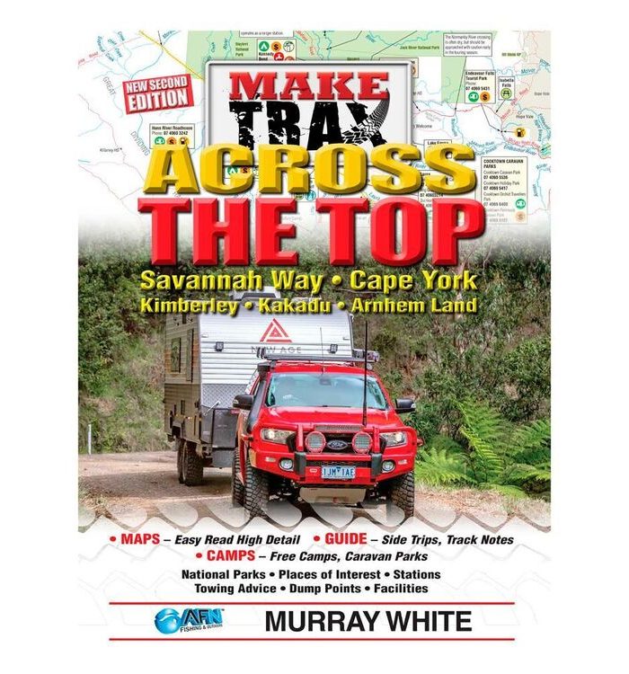 Make Trax Across The Top Maps & Guides White