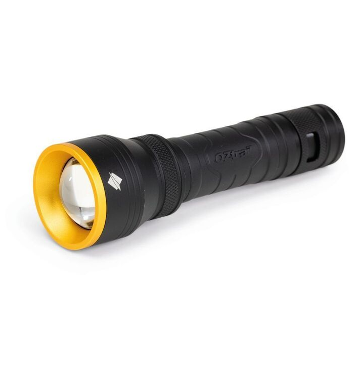 OzTrail Lumos FR800 Lumen Rechargeable Torch Black 800 Lumens