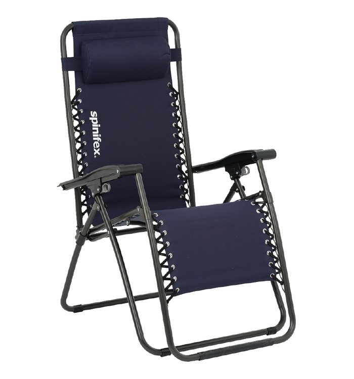 Spinifex Full Fabric Lounge Recliner Blue