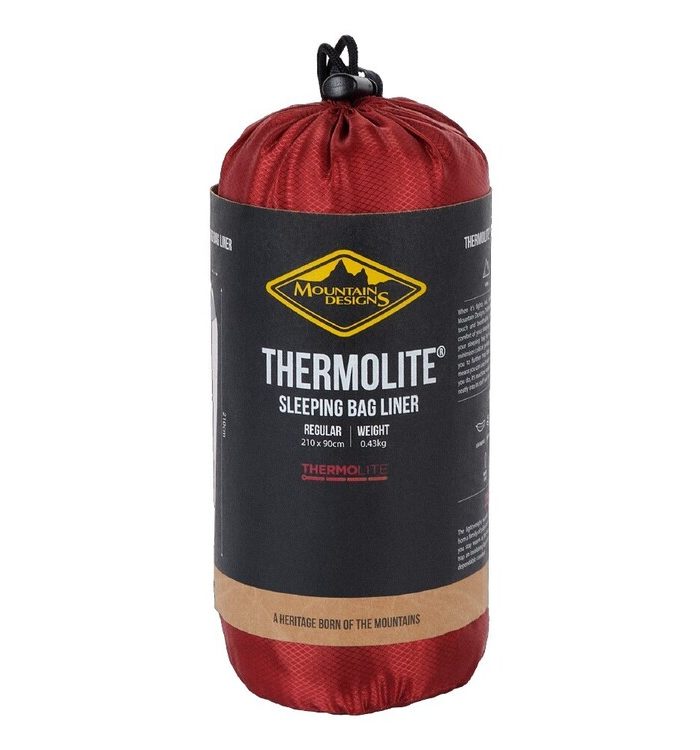 Mountain Designs Thermolite Sleeping Bag Liner Multicoloured Regular
