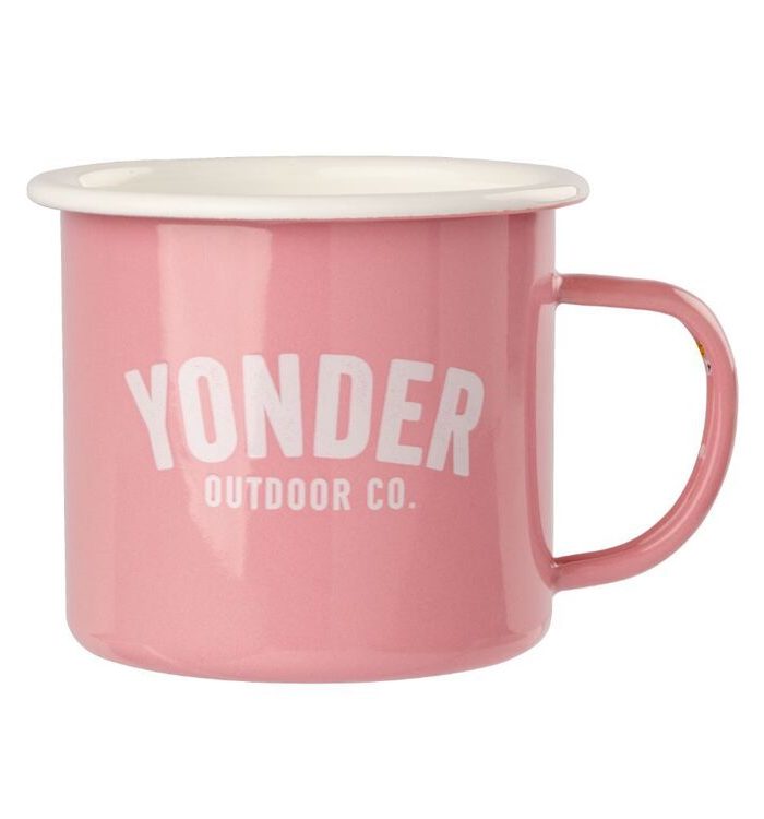 Yonder Enamel Mug Pink 500 mL