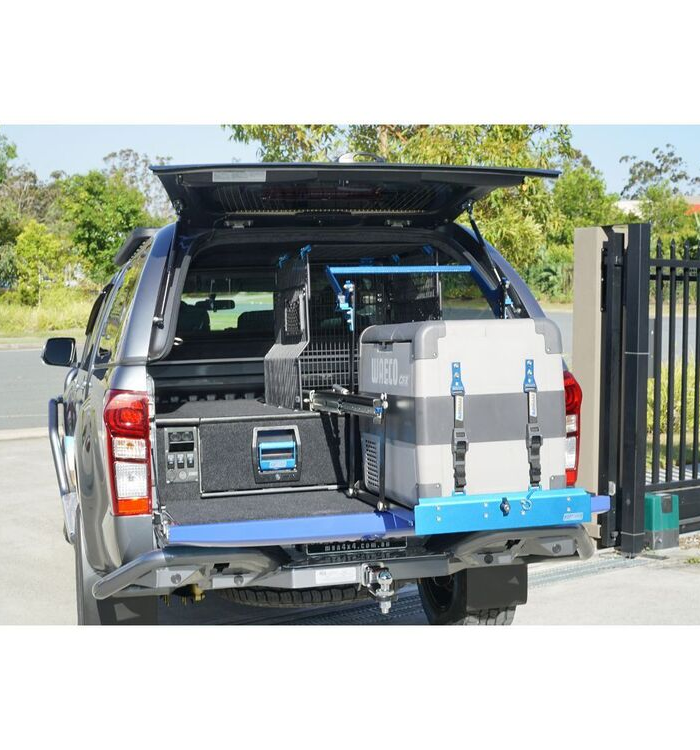 MSA 4X4 Fridge Drop Slide DS60 Black & Blue DS60