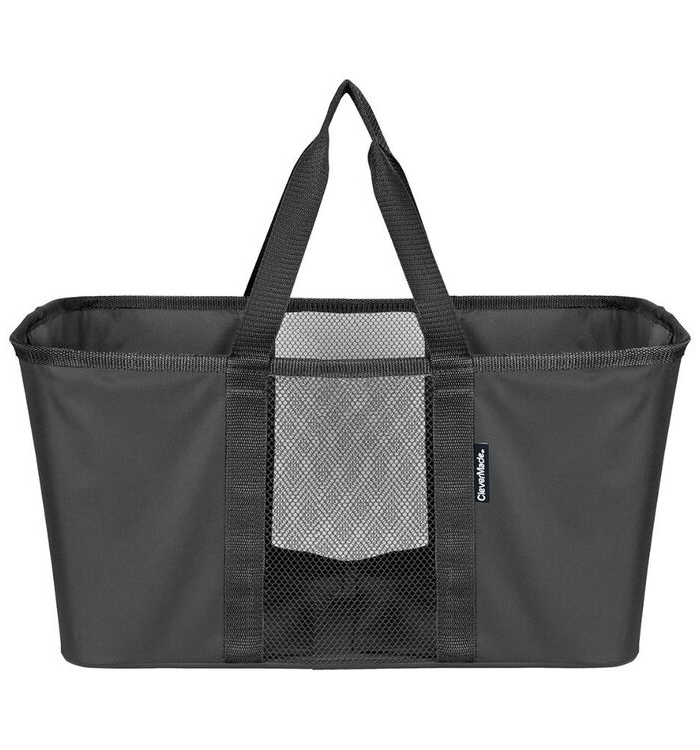 Clevermade Laundry Tote Mesh Bag Grey